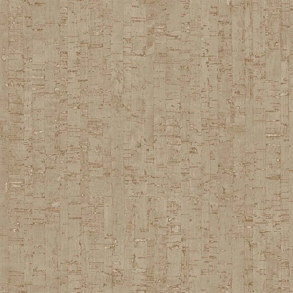 Beige Embossed Wallpaper – Wood Bark (3709-3)
